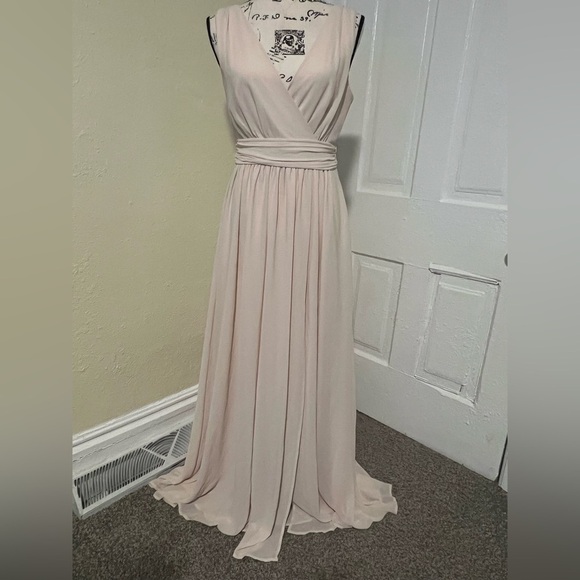 Lulu's Thoughts of Hue Gardenia Surplice Maxi Dress - Picture 2 of 8